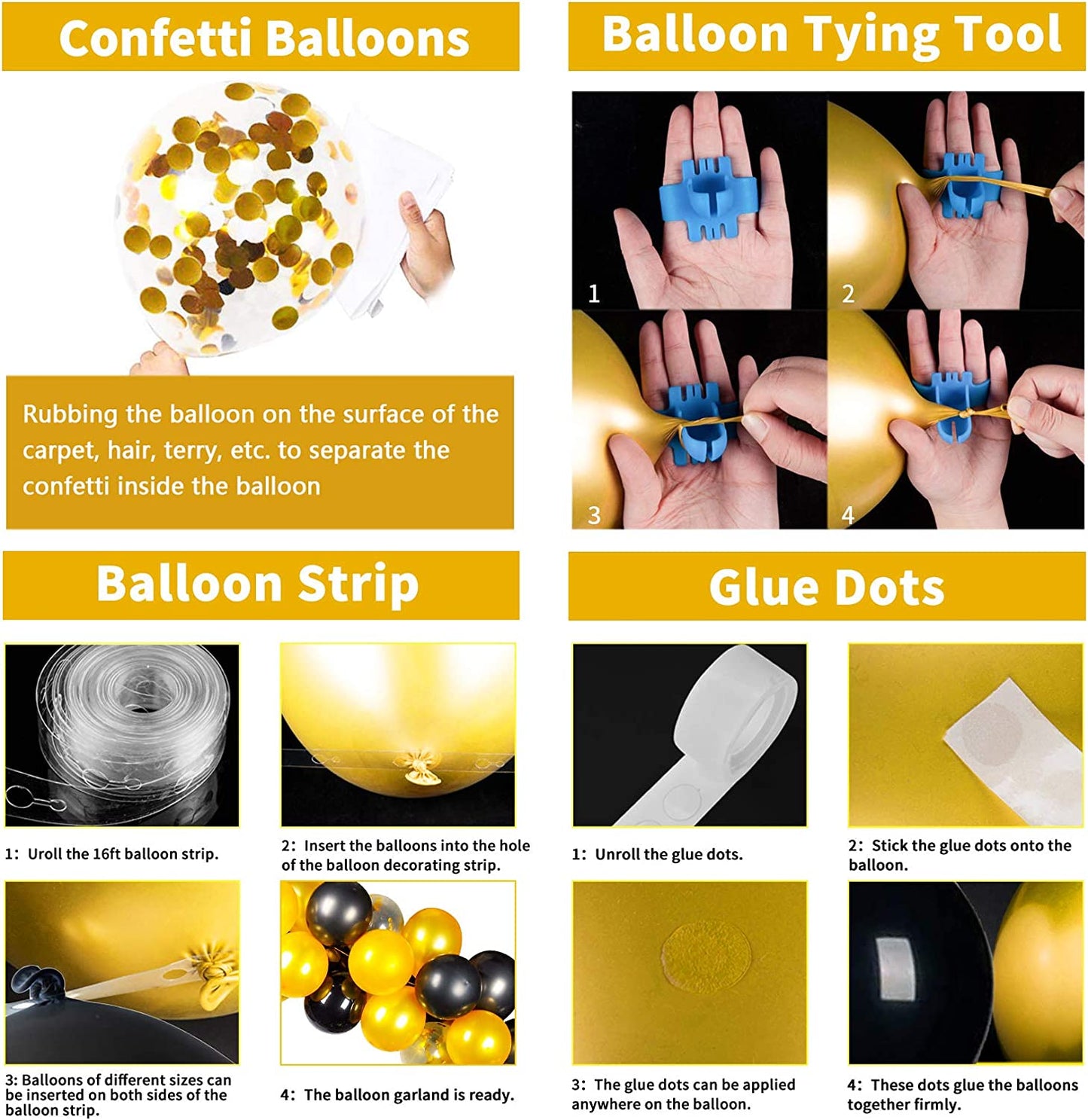2022 Balloons Gold, 2022 Graduation Decorations with Black and Gold Balloons Garland, Foil Fringe Curtain for New Year Eve's party and Graduation Party